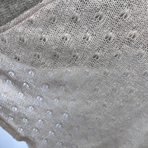 Avatar Tan Lace Back Hi Low Knit Top - Picture 6 of 12